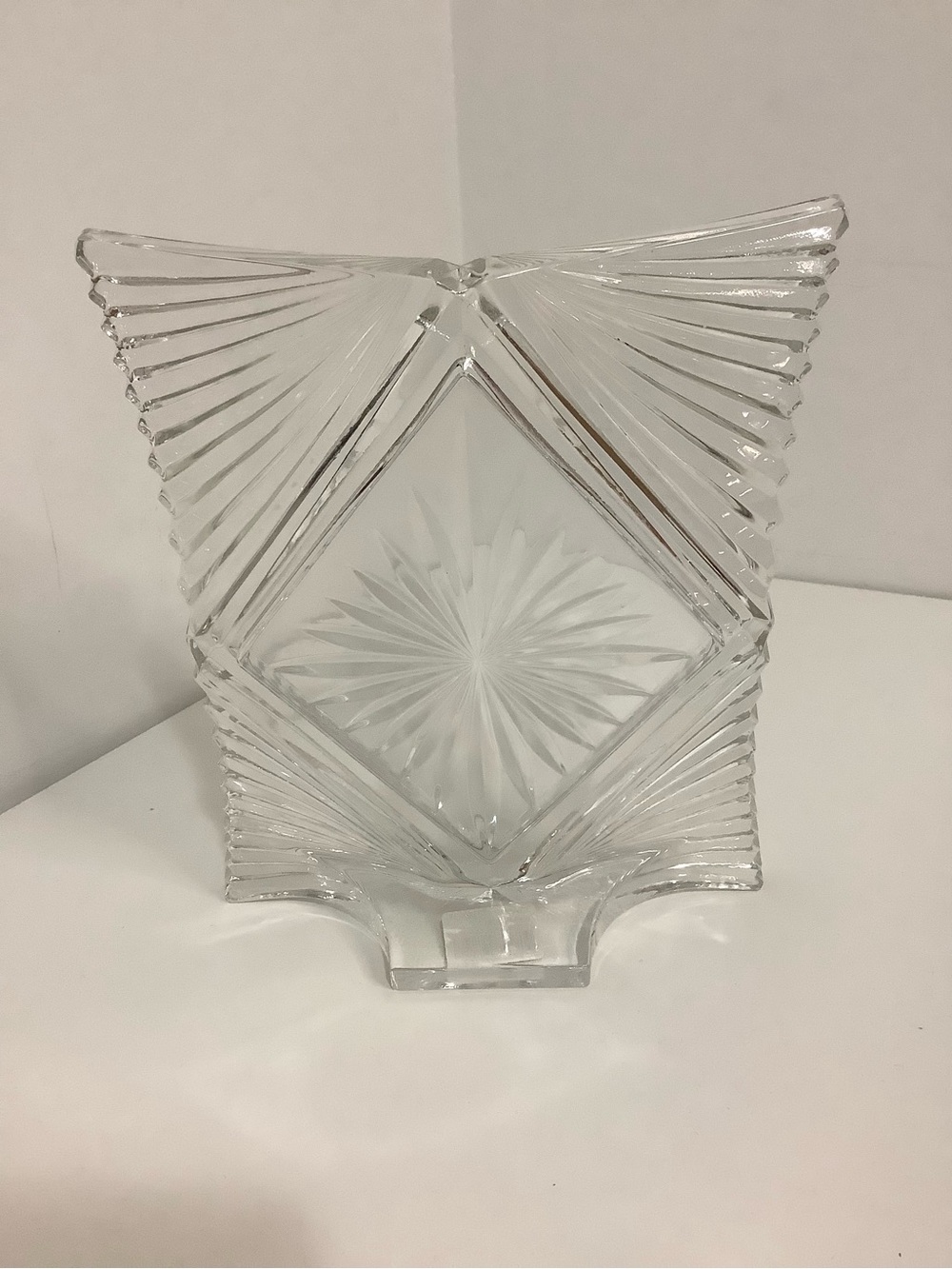 Mikasa Vintage Starlet Clear Crystal  Picture Frame, Made in Japan 🇯🇵 - Picture 3 of 9